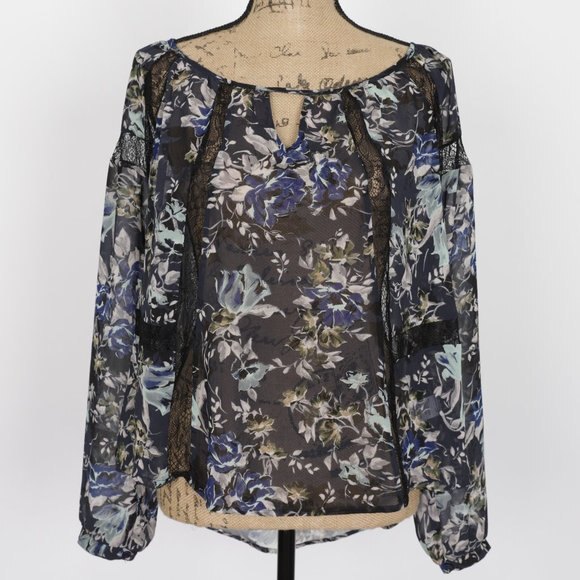 EC ASTR Floral Blouse size S - Picture 1 of 15